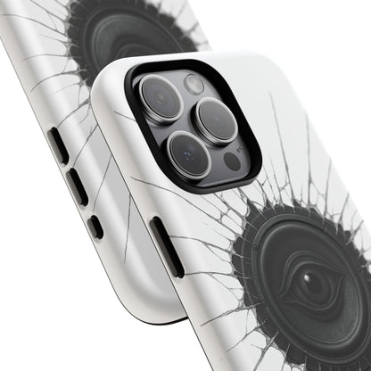 Surreal Eye Speaker Handyhülle – Kreatives Lautsprecher-Augen Design für Musik- & Kunstfans – Schutzhülle für iPhone & Android"