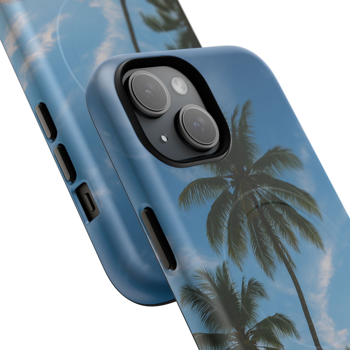 Tropische Sonnenuntergang Handyhülle mit Palmen – Sommer Vibes Case für iPhone & Android | Tropisches Strandmotiv