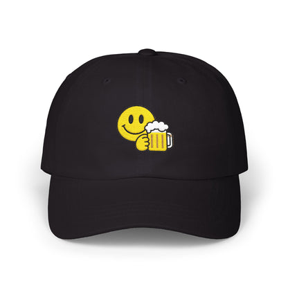 Smiley Bier Cap – Coole Basecap mit Bierkrug Motiv | Party-Accessoire