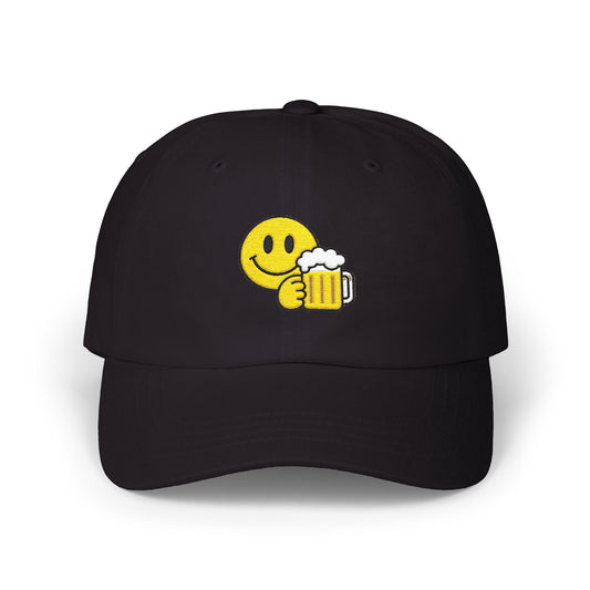 Smiley Bier Cap – Coole Basecap mit Bierkrug Motiv | Party-Accessoire