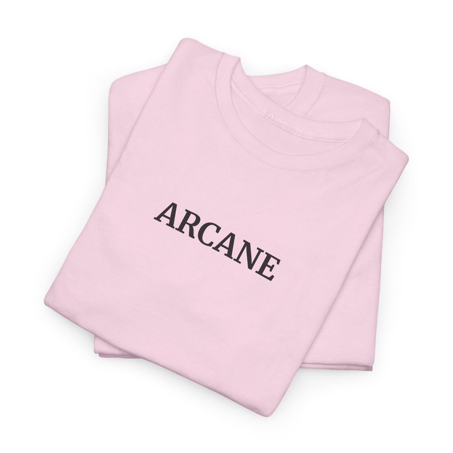 ARCANE T-Shirt (Brustprint) – Unisex Heavy Cotton Tee | Nachhaltige Streetwear aus 100% Baumwolle