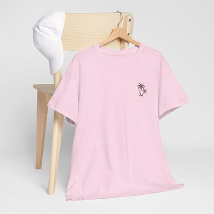 Palmen T-Shirt Unisex – Sommerliches Strandmotiv im Boho Look | Tropisches Design aus 100 % Baumwolle