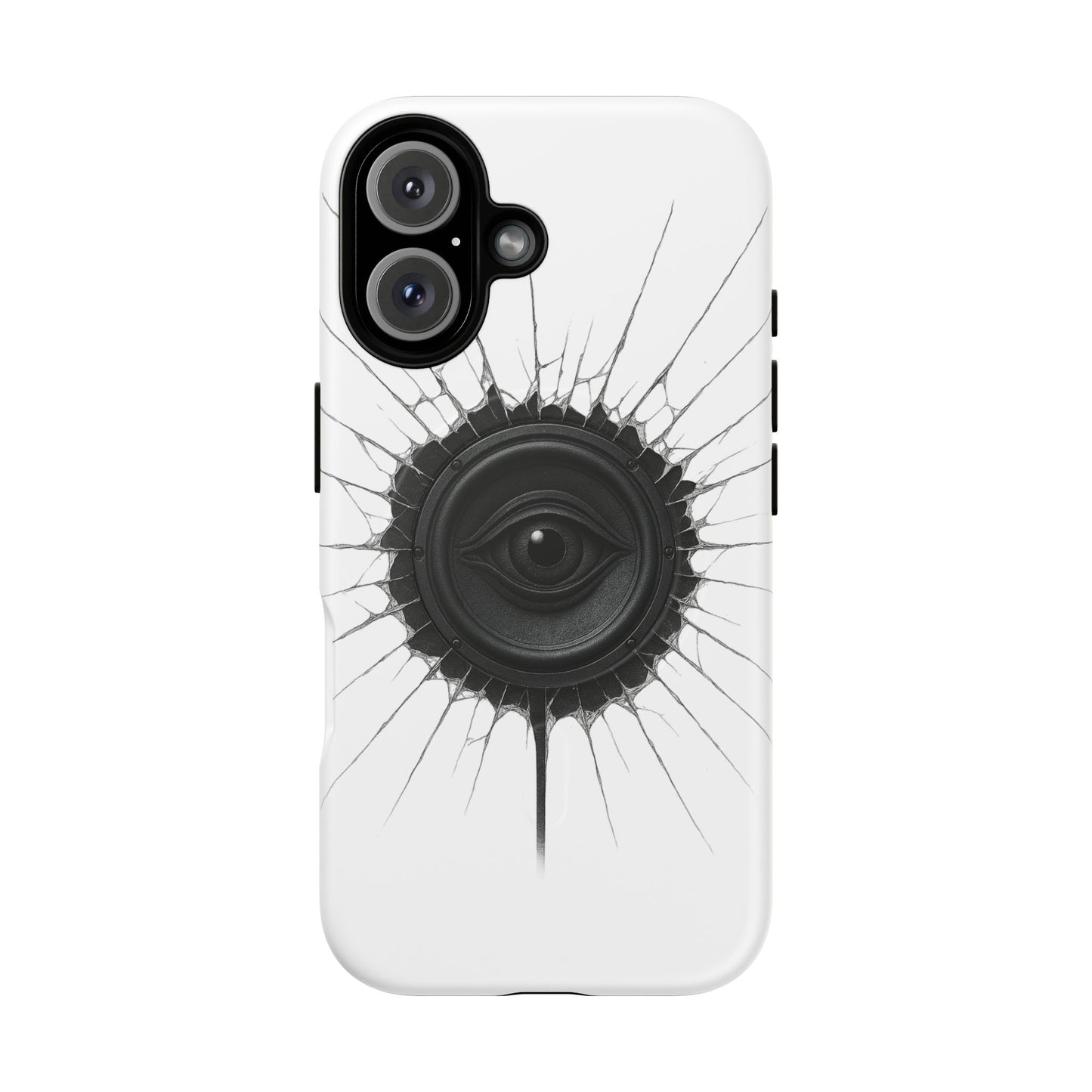 Surreal Eye Speaker Handyhülle – Kreatives Lautsprecher-Augen Design für Musik- & Kunstfans – Schutzhülle für iPhone & Android"