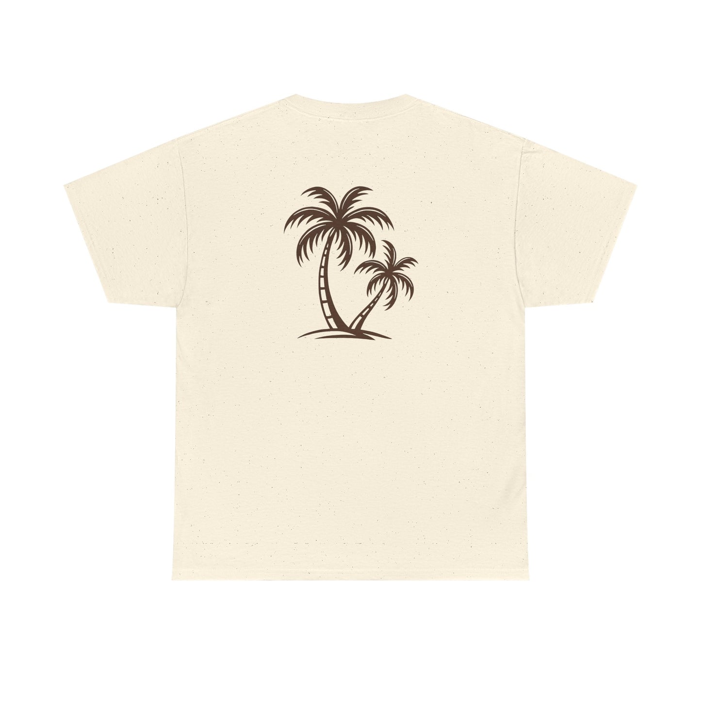 Palmen T-Shirt Unisex – Sommerliches Strandmotiv im Boho Look | Tropisches Design aus 100 % Baumwolle