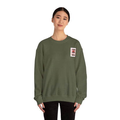 LIEBE GEHT RAUS - Unisex Sweatshirt mit Statement Liebe Geht Raus - Bequemer Pullover mit Herz-Motiv, Nachhaltig in Deutschland Gefertigt