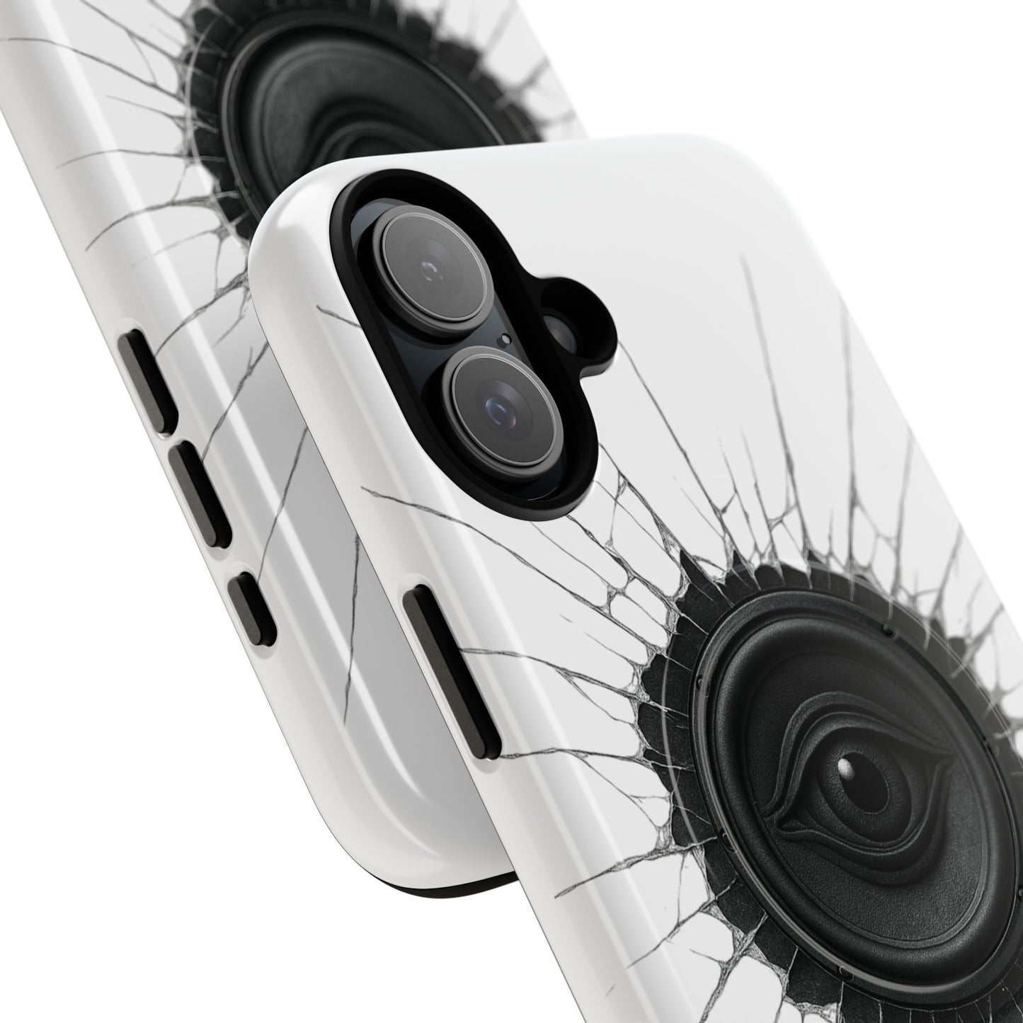 Surreal Eye Speaker Handyhülle – Kreatives Lautsprecher-Augen Design für Musik- & Kunstfans – Schutzhülle für iPhone & Android"