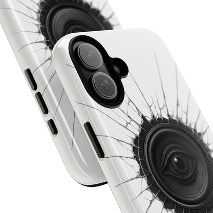 Surreal Eye Speaker Handyhülle – Kreatives Lautsprecher-Augen Design für Musik- & Kunstfans – Schutzhülle für iPhone & Android"
