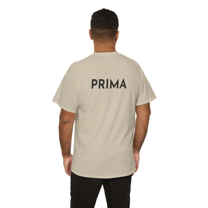 PRIMA T-Shirt (Rückenprint) – Unisex Heavy Cotton Tee | Nachhaltige Streetwear aus 100% Baumwolle