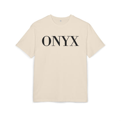 ONYX T-Shirt (Brustprint) – Minimalistisches Oversize Streetwear Design für Damen & Herren