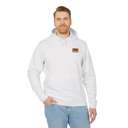 Retro Kassette Hoodie – Unisex Kapuzenpullover mit Tape-Logo vorn | Nostalgie Streetwear für Musikfans
