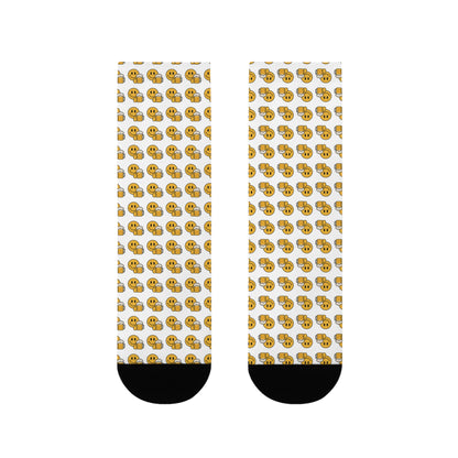 Bier Smiley Socken – Lustige Crew Socks für Männer & Frauen | Festival & Geschenkidee