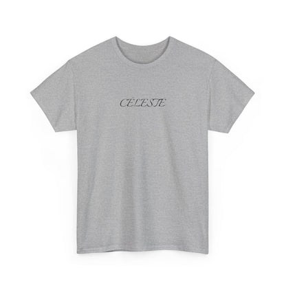 Céleste T-Shirt (Brustprint) – Unisex Heavy Cotton Tee | Nachhaltige Streetwear aus 100% Baumwolle