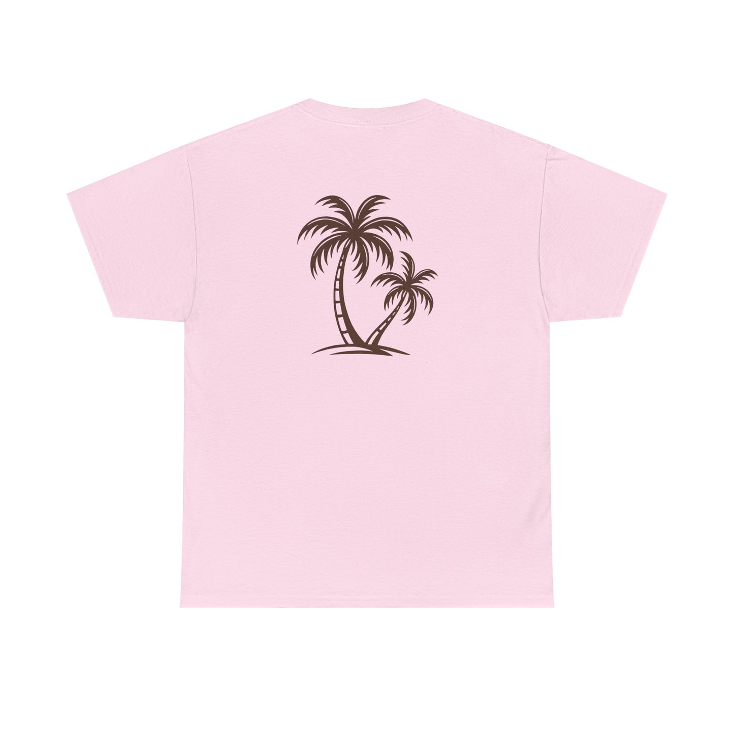 Palmen T-Shirt Unisex – Sommerliches Strandmotiv im Boho Look | Tropisches Design aus 100 % Baumwolle