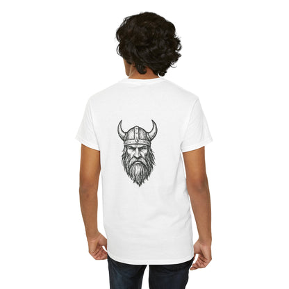 Wikinger T-Shirt Herren Unisex – Nordisches Krieger Design | Viking Skull Shirt | Nordic Mythology Streetwear