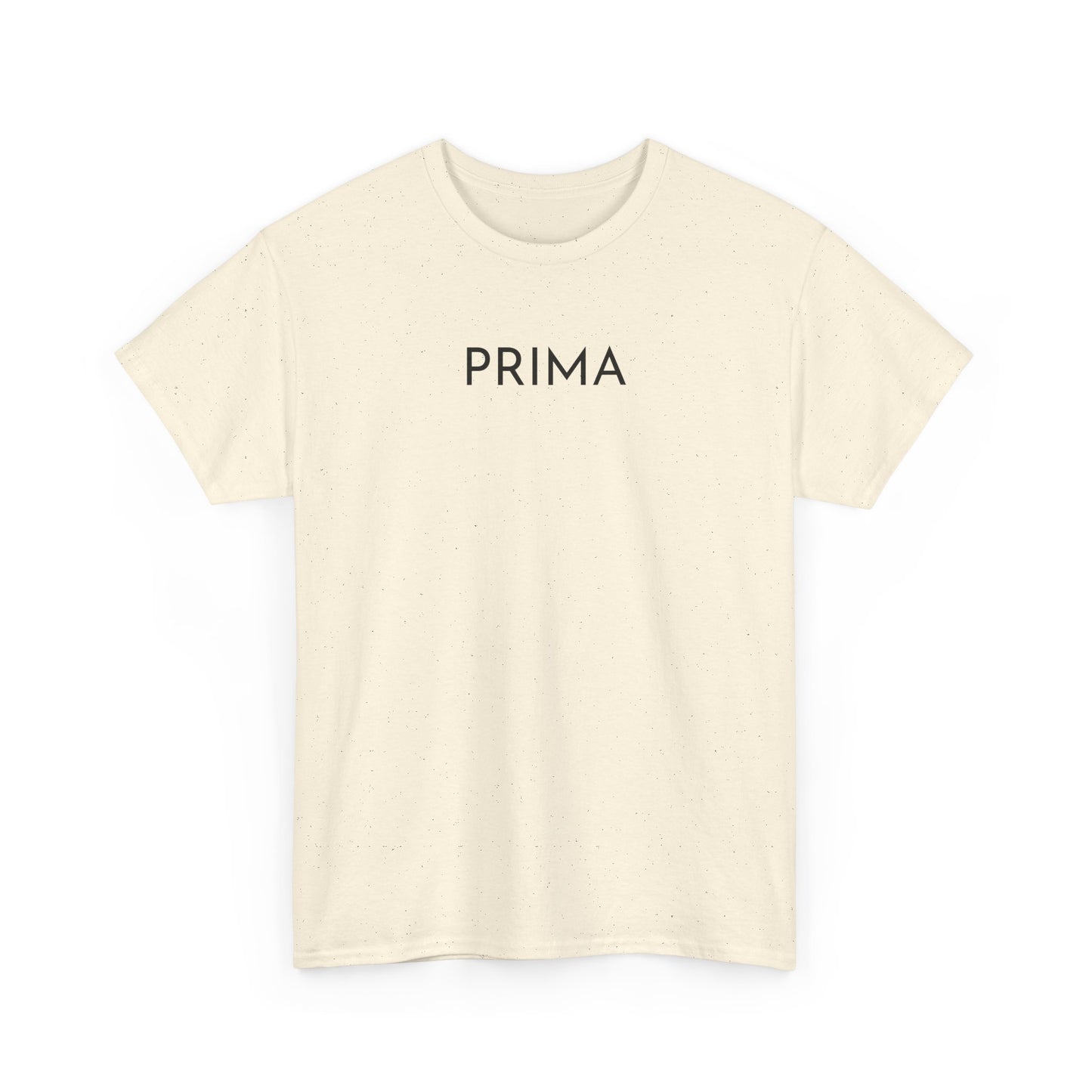PRIMA T-Shirt (Brustprint) – Unisex Heavy Cotton Tee | Nachhaltige Streetwear aus 100% Baumwolle
