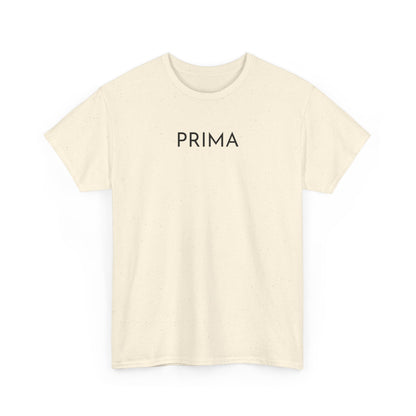 PRIMA T-Shirt (Brustprint) – Unisex Heavy Cotton Tee | Nachhaltige Streetwear aus 100% Baumwolle