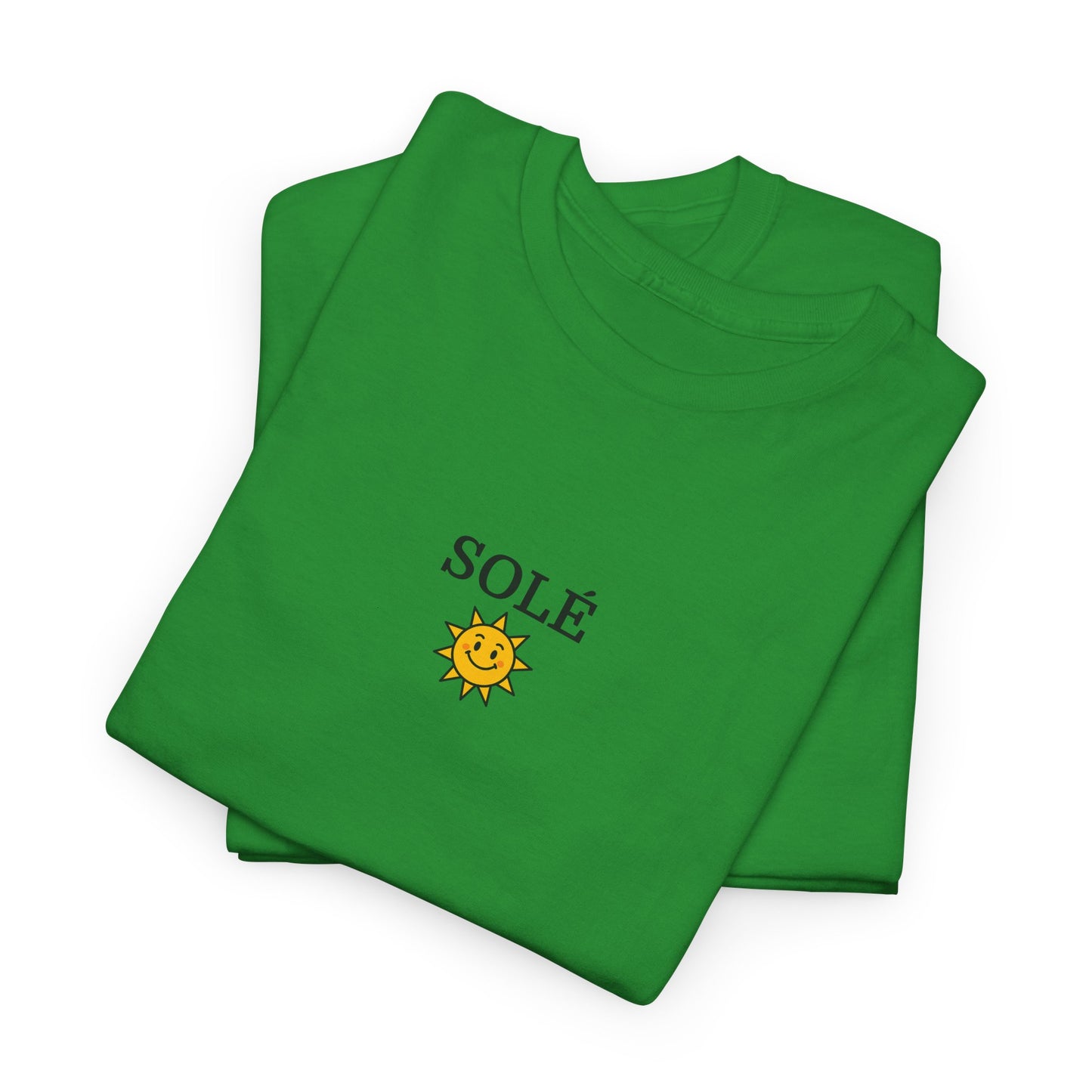 SOLÉ T-Shirt (Brustprint) – Unisex Heavy Cotton Tee | Nachhaltige Streetwear aus 100% Baumwolle