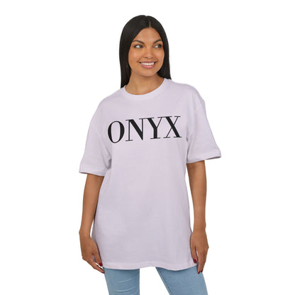 ONYX T-Shirt (Brustprint) – Minimalistisches Oversize Streetwear Design für Damen & Herren