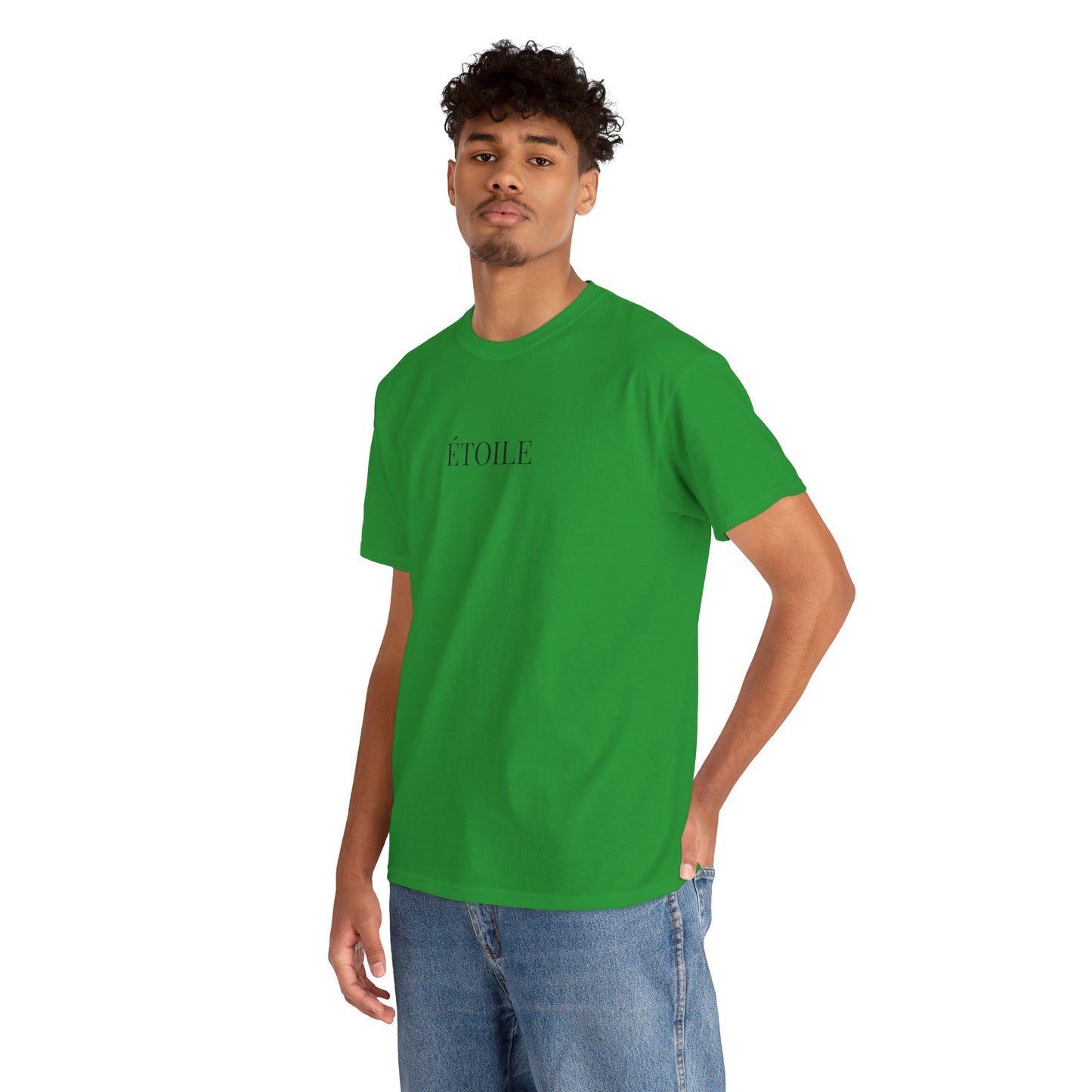 ÉTOILE T-Shirt (Brustprint) – Unisex Heavy Cotton Tee | Minimalistische Streetwear aus nachhaltiger Baumwolle