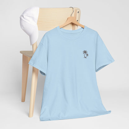 Palmen T-Shirt Unisex – Sommerliches Strandmotiv im Boho Look | Tropisches Design aus 100 % Baumwolle