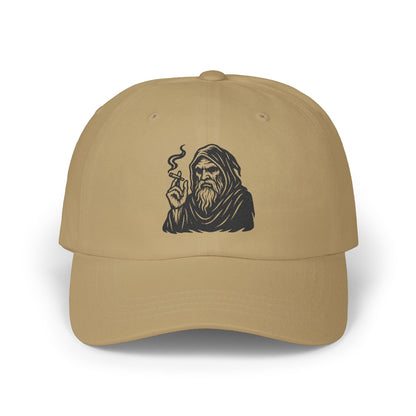 Dark Wizard Cap – Basecap mit Magier Motiv im Gothic & Tattoo Style – Unisex Streetwear Accessoire