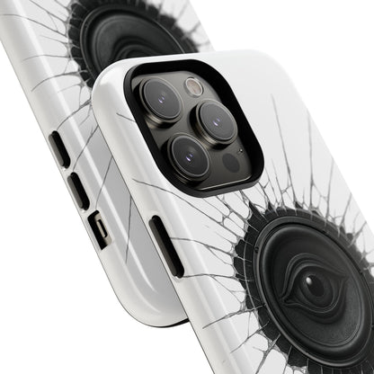 Surreal Eye Speaker Handyhülle – Kreatives Lautsprecher-Augen Design für Musik- & Kunstfans – Schutzhülle für iPhone & Android"