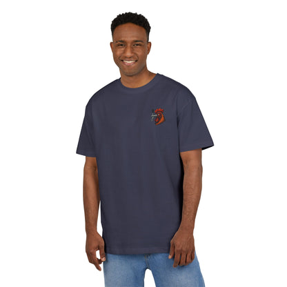 Bierhahn T-Shirt (Brustprint) – Lustiges Hahn mit Zapfhahn Motiv für Bierliebhaber & Grillfans – Unisex Funshirt
