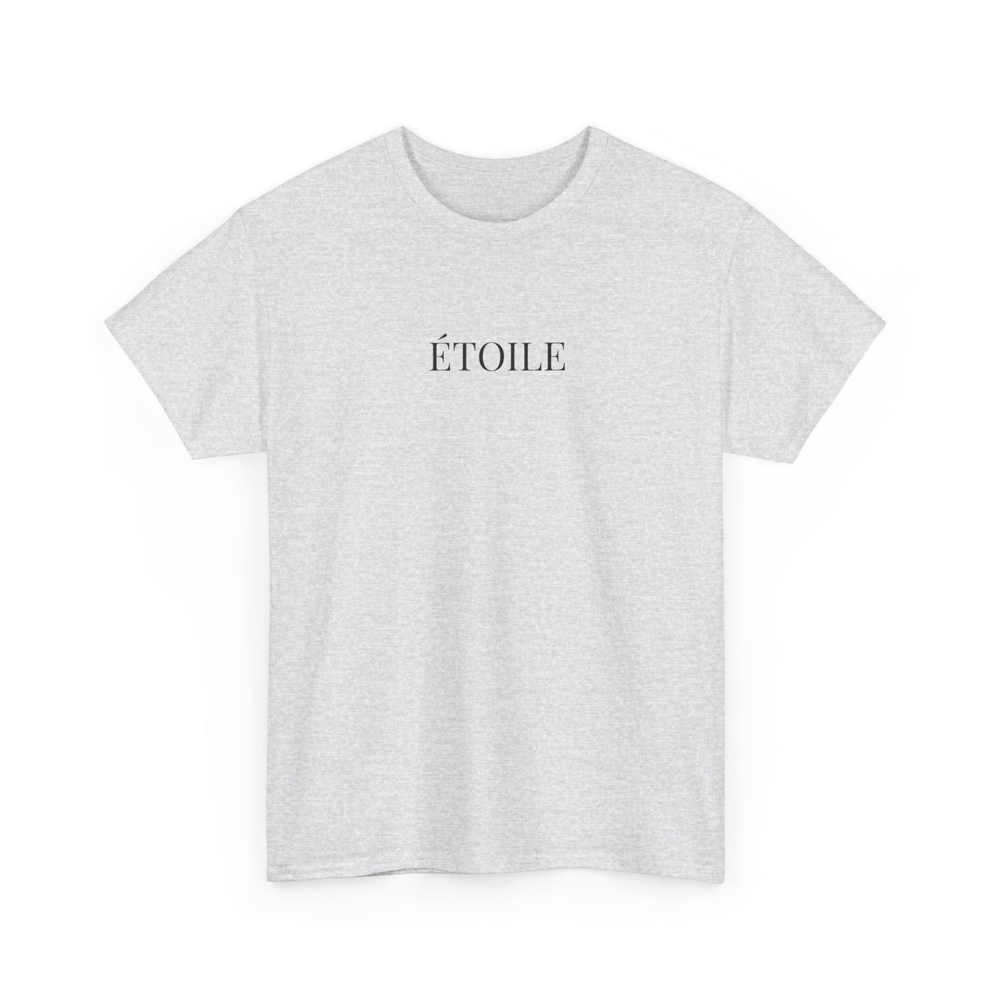 ÉTOILE T-Shirt (Brustprint) – Unisex Heavy Cotton Tee | Minimalistische Streetwear aus nachhaltiger Baumwolle