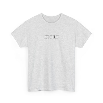 ÉTOILE T-Shirt (Brustprint) – Unisex Heavy Cotton Tee | Minimalistische Streetwear aus nachhaltiger Baumwolle