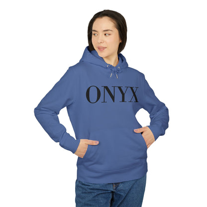 ONYX Hoodie (Brustprint) – Oversize Kapuzenpullover im minimalistischen Streetwear-Design für Damen & Herren