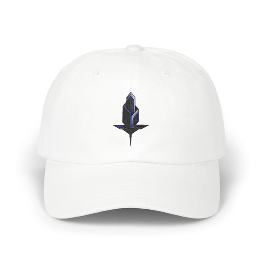 Minimalistische Techwear Cap – Unisex Basecap mit modernem geometrischem Logo im Urban Streetstyle