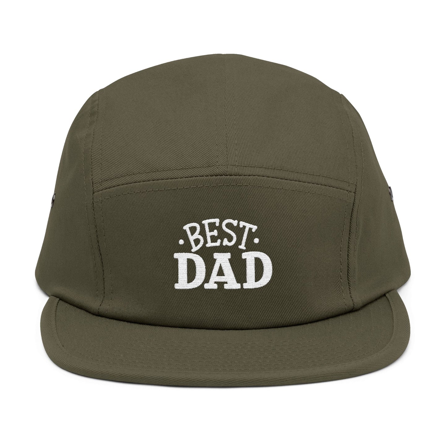 Best Dad – 5-Panel Cap mit Stickerei