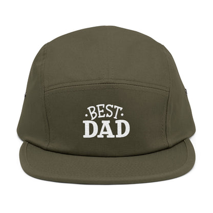 Best Dad – 5-Panel Cap mit Stickerei