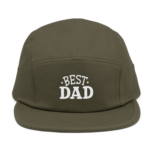 Best Dad – 5-Panel Cap mit Stickerei