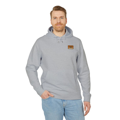 Retro Kassette Hoodie – Unisex Kapuzenpullover mit Tape-Logo vorn | Nostalgie Streetwear für Musikfans