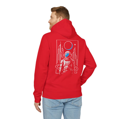 Futuristischer Astronaut Hoodie (Rückenprint) – Unisex Kapuzenpullover mit Space Design & Sci-Fi Motiv – Oversize Streetwear für Weltraum-Fans