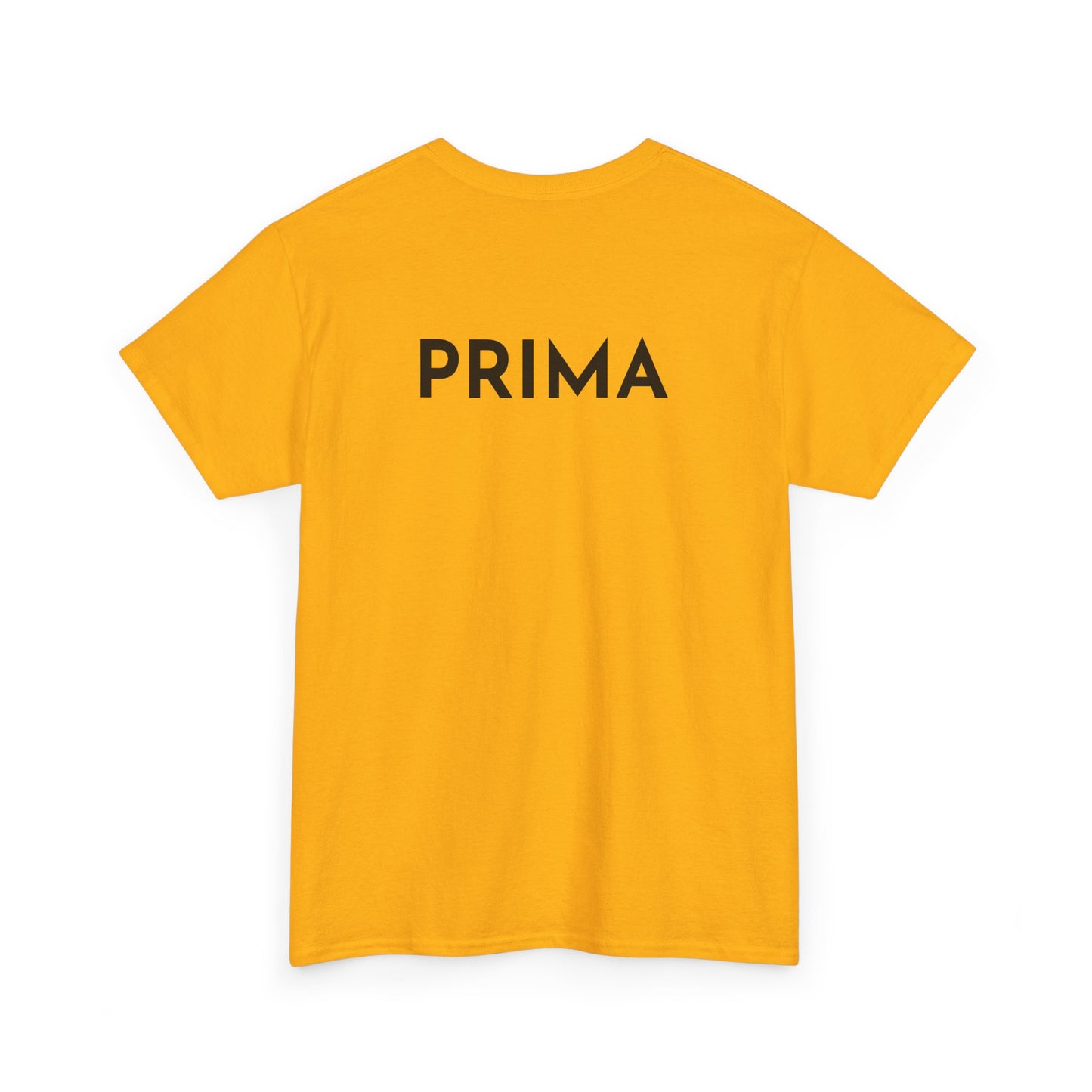 PRIMA T-Shirt (Rückenprint) – Unisex Heavy Cotton Tee | Nachhaltige Streetwear aus 100% Baumwolle