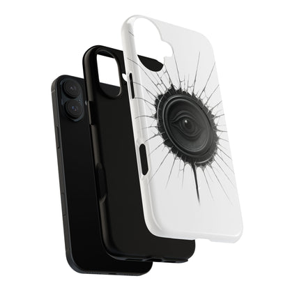 Surreal Eye Speaker Handyhülle – Kreatives Lautsprecher-Augen Design für Musik- & Kunstfans – Schutzhülle für iPhone & Android"