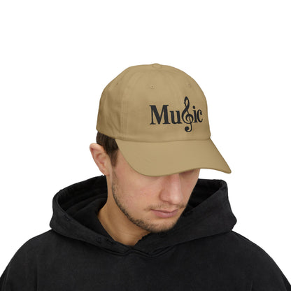 Music Cap – Stylische Basecap mit Notenschlüssel Logo für Musikliebhaber & Musiker – Unisex Streetwear Accessoire