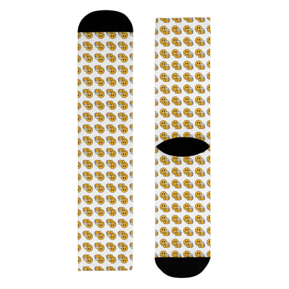 Bier Smiley Socken – Lustige Crew Socks für Männer & Frauen | Festival & Geschenkidee