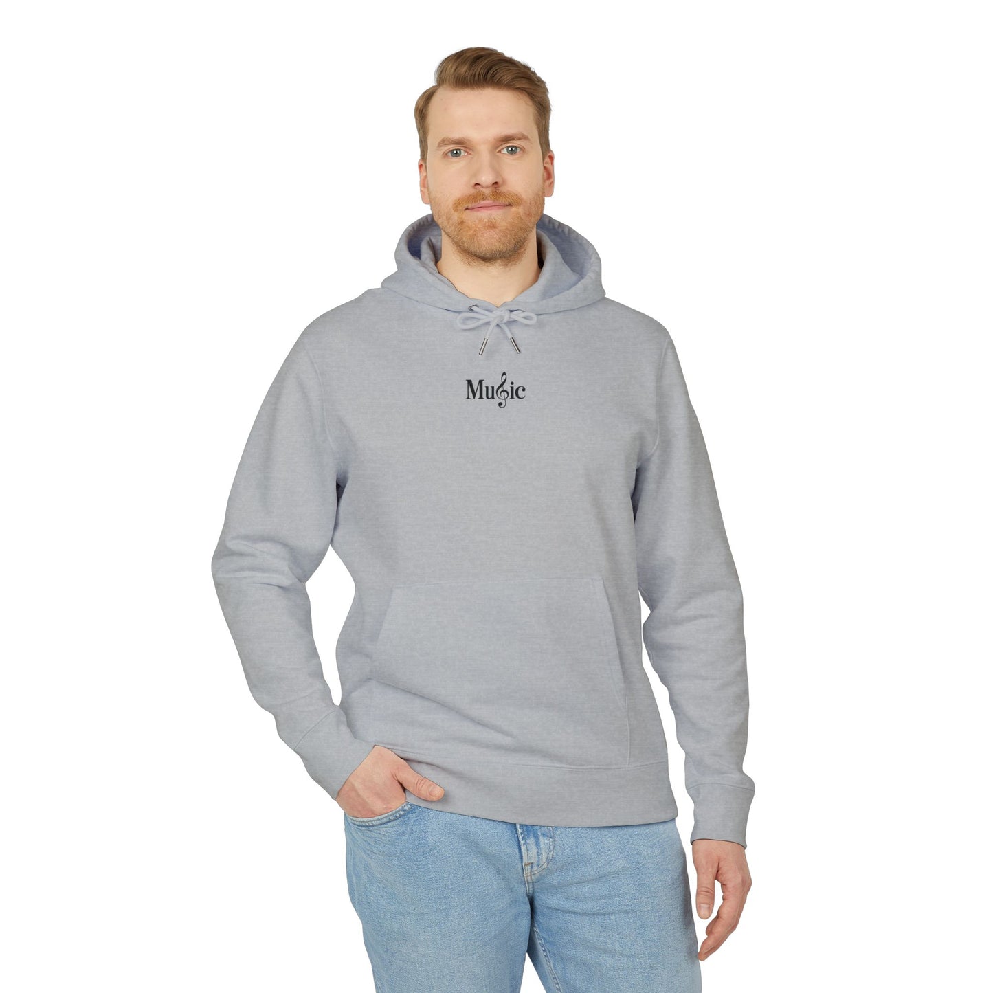 Surreal Sound Hoodie – Unisex Kapuzenpullover mit Lautsprecher-Auge Motiv im Black & White Kunststil