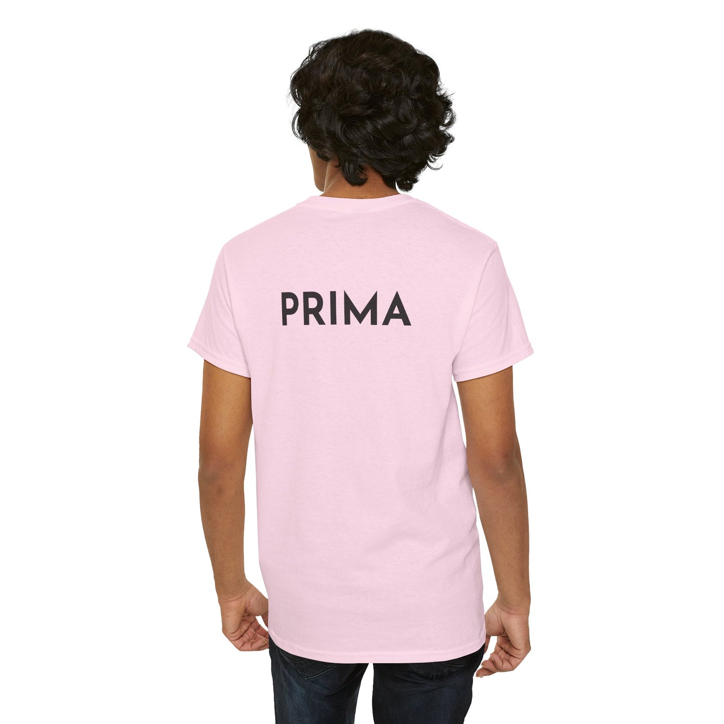 PRIMA T-Shirt (Rückenprint) – Unisex Heavy Cotton Tee | Nachhaltige Streetwear aus 100% Baumwolle
