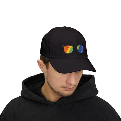 Regenbogen Sonnenbrille Cap – Stylische Unisex Snapback für Pride, Festivals & Streetwear