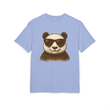 Cooler Panda T-Shirt (Brustprint) – Stylisches Unisex Shirt mit Sonnenbrillen-Motiv im Retro Look