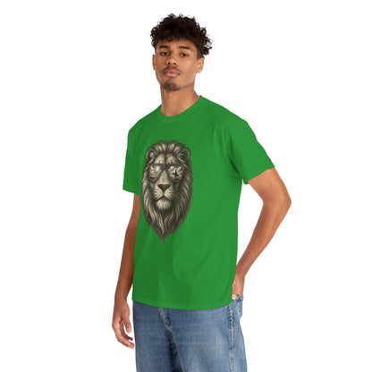 Surfer-Löwe T-Shirt (Brustprint) – Retro Sonnenbrillen Motiv | Cooles Sommer Design für Strandfans & Abenteurer