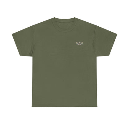 T-Shirt mit Schmetterlingsdesign - Baumwolle, Streetwear Style, Unisex