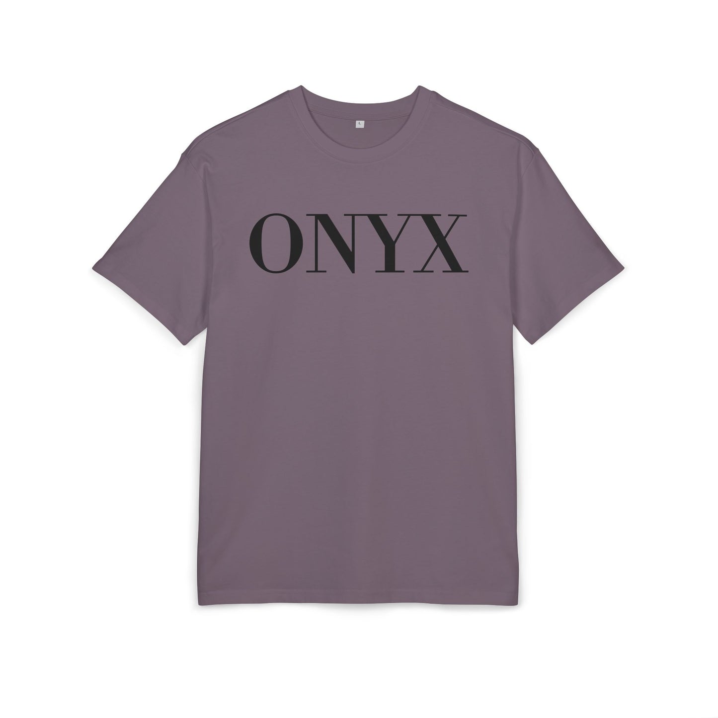 ONYX T-Shirt (Brustprint) – Minimalistisches Oversize Streetwear Design für Damen & Herren