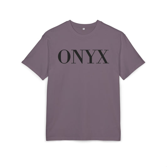 ONYX T-Shirt (Brustprint) – Minimalistisches Oversize Streetwear Design für Damen & Herren