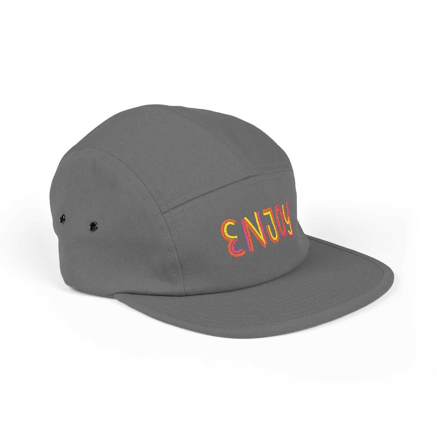 Enjoy – 5-Panel Cap mit Stickerei