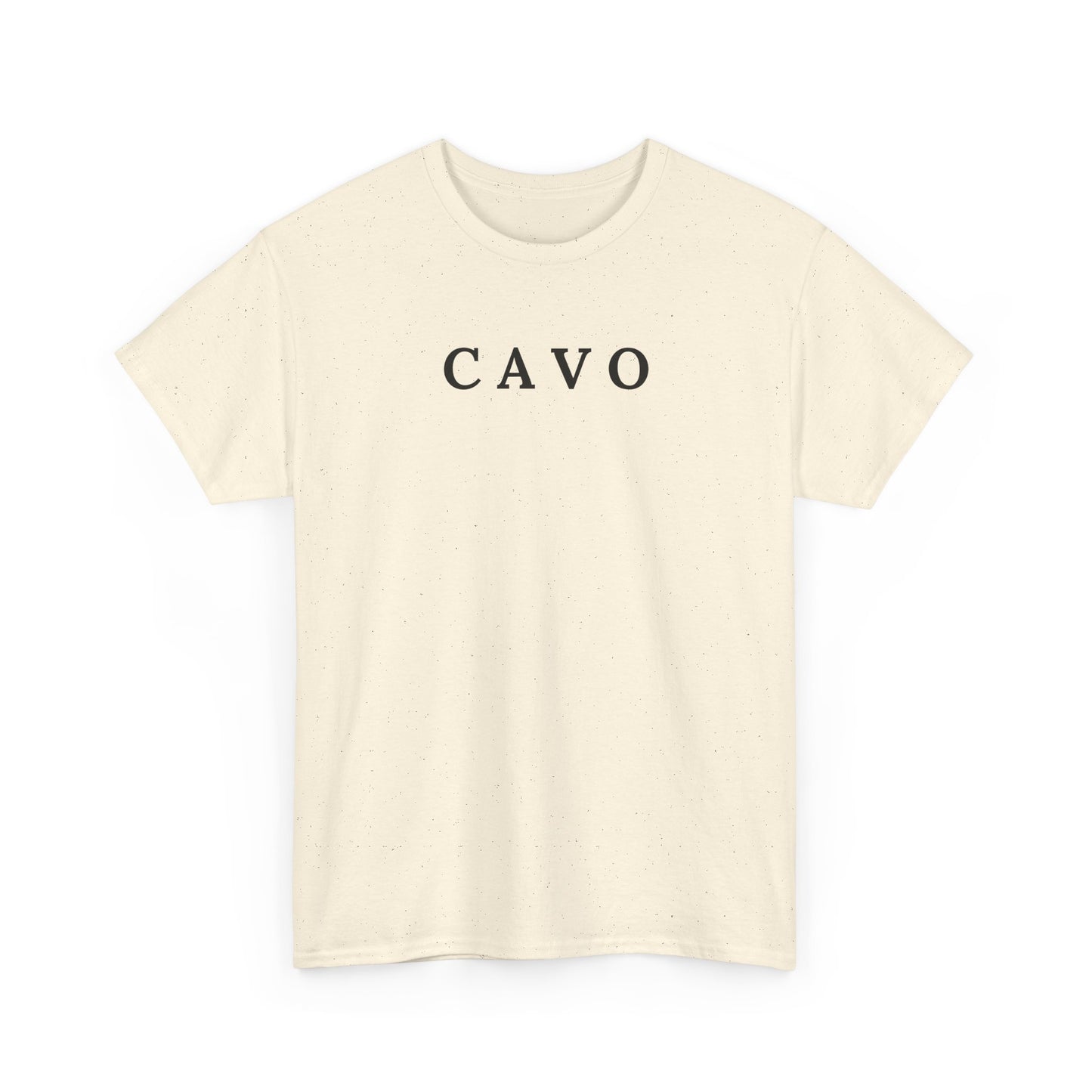 CAVO T-Shirt (Brustprint) – Unisex Heavy Cotton Tee | Nachhaltige Streetwear aus 100% Baumwolle